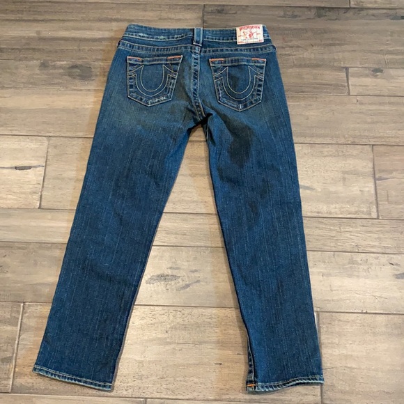 True Religion Lizzy Crop Jeans Size27 - Picture 6 of 8